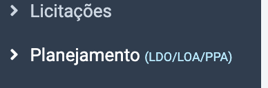 Imagem do portal da transparência da IVF
